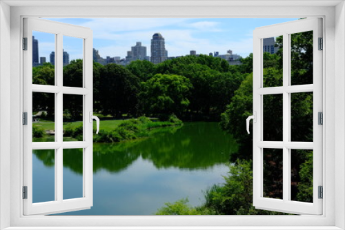 Fototapeta Naklejka Na Ścianę Okno 3D - Overlooking central park