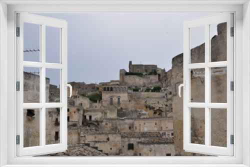 Fototapeta Naklejka Na Ścianę Okno 3D - Matera e i suoi sassi