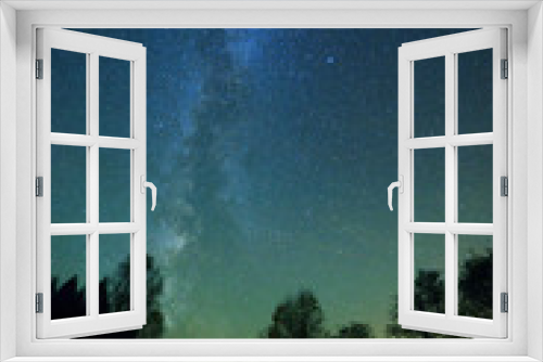 Fototapeta Naklejka Na Ścianę Okno 3D - Night sky with stars