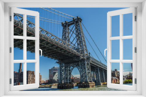 Fototapeta Naklejka Na Ścianę Okno 3D - New York, Brücke