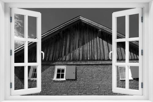 Fototapeta Naklejka Na Ścianę Okno 3D - Die Hütte