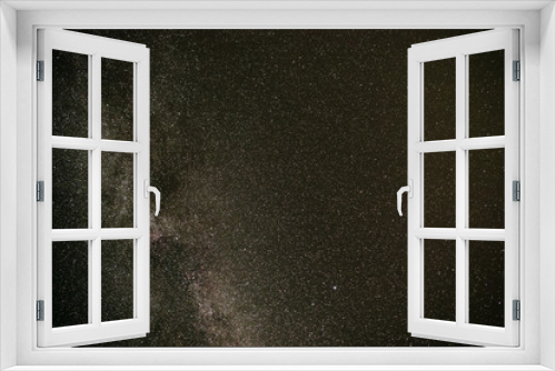 Fototapeta Naklejka Na Ścianę Okno 3D - Background of gray starry night sky with the Milky Way