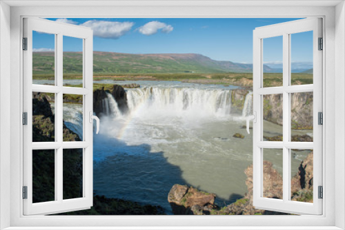 Fototapeta Naklejka Na Ścianę Okno 3D - Godafoss waterfalls