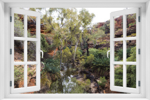 Fototapeta Naklejka Na Ścianę Okno 3D - KINGS CANYON - WATARRKA NATIONAL PARK, AUSTRALIA