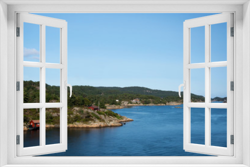 Fototapeta Naklejka Na Ścianę Okno 3D - Rossnes, Nordfjorden, Norwegen