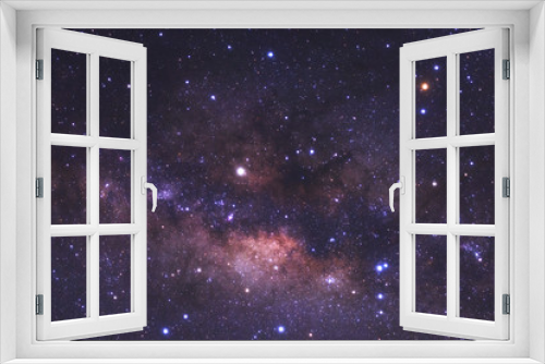 Fototapeta Naklejka Na Ścianę Okno 3D - Milky way galaxy with stars and space dust in the universe