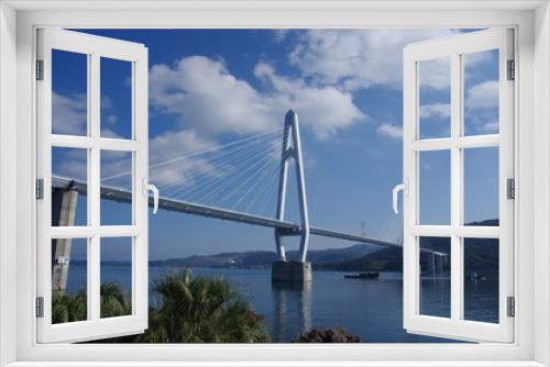 Fototapeta Naklejka Na Ścianę Okno 3D - 長崎　大島大橋