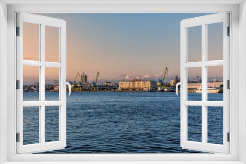 Fototapeta Naklejka Na Ścianę Okno 3D - Port of Burgas