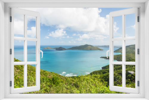 Fototapeta Naklejka Na Ścianę Okno 3D - Beautiful landscape of the Caribbean Island of Tortola