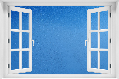 Fototapeta Naklejka Na Ścianę Okno 3D - blue summer raindrops falling 
