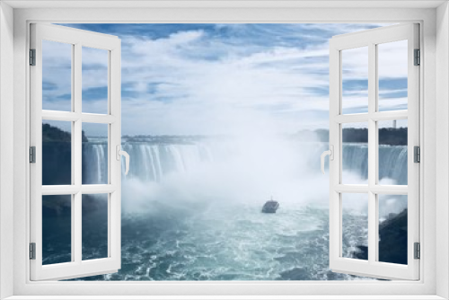 Fototapeta Naklejka Na Ścianę Okno 3D - HorseShoe Falls