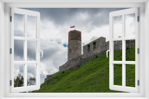Fototapeta Naklejka Na Ścianę Okno 3D - Zamek Królewski w Chęcinach, Świętokrzyskie, Polska