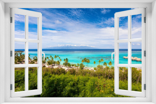Fototapeta Naklejka Na Ścianę Okno 3D - Moorea island landscape