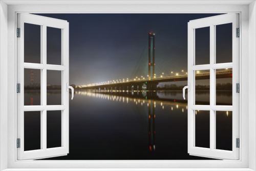 Fototapeta Naklejka Na Ścianę Okno 3D - Southern bridge in the night