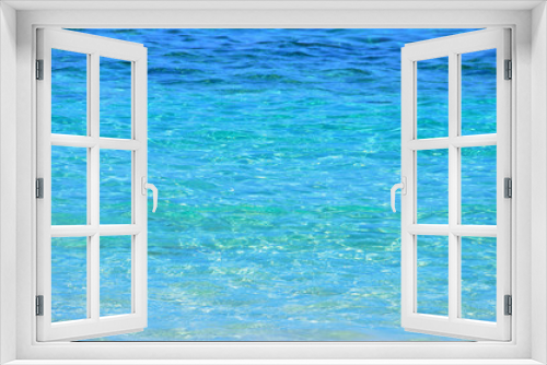 Fototapeta Naklejka Na Ścianę Okno 3D - blue ocean water