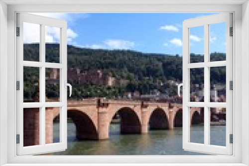 Fototapeta Naklejka Na Ścianę Okno 3D - General view of Heidelberg, Germany.