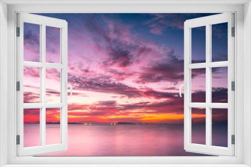 Fototapeta Naklejka Na Ścianę Okno 3D - Sunset in Samui island 
