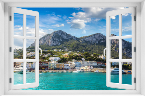 Fototapeta Naklejka Na Ścianę Okno 3D - Capri island in  Italy