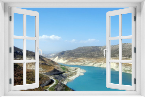 Fototapeta Naklejka Na Ścianę Okno 3D - Cyprus dam