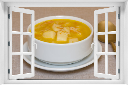 Fototapeta Naklejka Na Ścianę Okno 3D - Soup