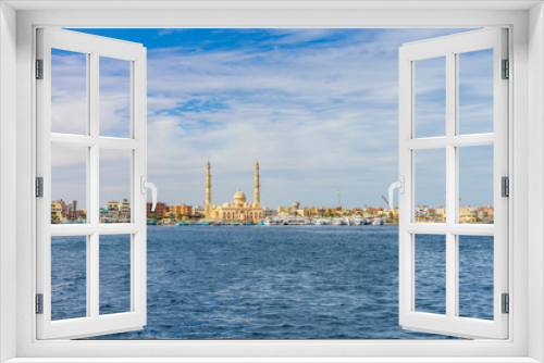 Fototapeta Naklejka Na Ścianę Okno 3D - Egypt. Hurghada. Landscape from the sea