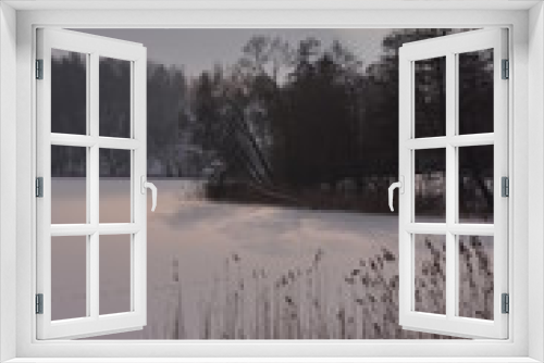 Fototapeta Naklejka Na Ścianę Okno 3D - Krajobraz mazurski