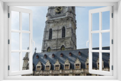 Belfry of Ghent, bell tower, in Belgium