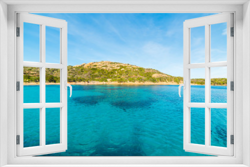 Fototapeta Naklejka Na Ścianę Okno 3D - Blue sea in Spalmatore beach
