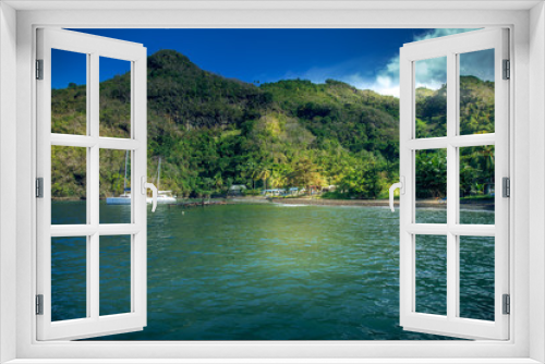 Fototapeta Naklejka Na Ścianę Okno 3D - Baie de Cumberland sur Saint-Vincent et les Grenadines