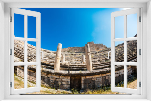 Fototapeta Naklejka Na Ścianę Okno 3D - Ancient Byzantine Theatre at Miletus in Turkey.