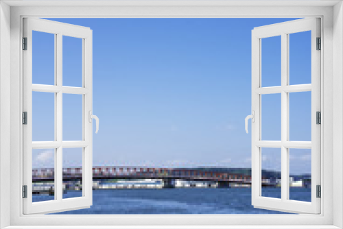 Fototapeta Naklejka Na Ścianę Okno 3D - 北海道　厚岸大橋