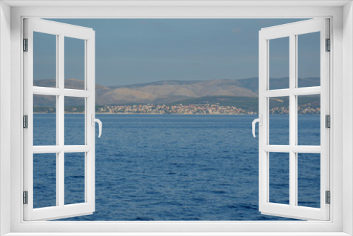 Fototapeta Naklejka Na Ścianę Okno 3D - Adriatic seascape with Croatian coastline.