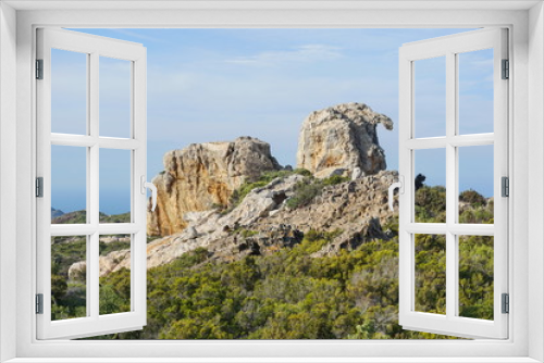 Fototapeta Naklejka Na Ścianę Okno 3D - Spain Cap de Creus natural rock formation, Costa Brava, Catalonia, Girona, Mediterranean