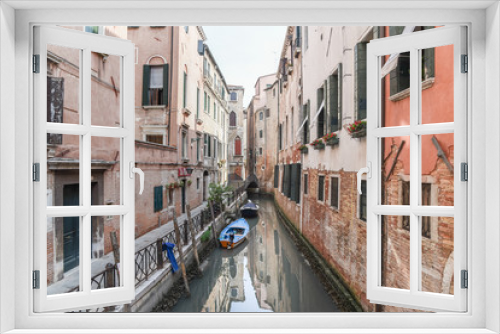 Fototapeta Naklejka Na Ścianę Okno 3D - Streetview in Venice, Italy
