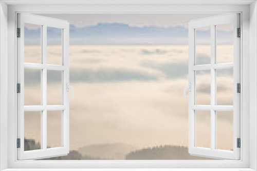 Fototapeta Naklejka Na Ścianę Okno 3D - Nebel 02
