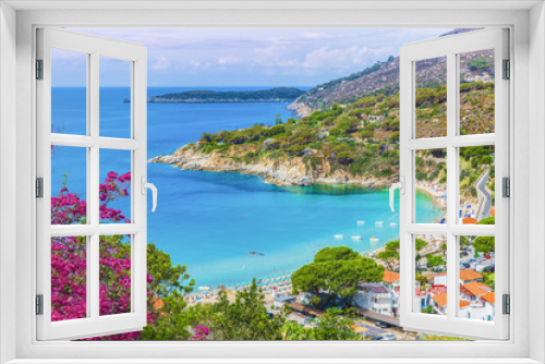 Fototapeta Naklejka Na Ścianę Okno 3D - View of  Cavoli beach, Elba island, Tuscany, Italy.