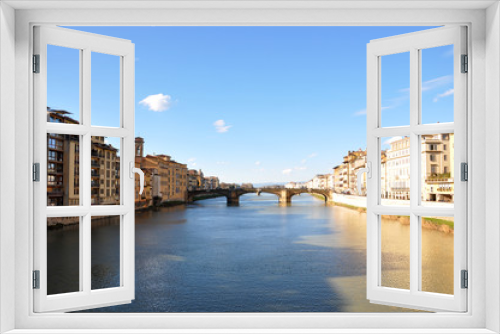 Fototapeta Naklejka Na Ścianę Okno 3D - Ponte santa trinita 