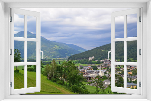 Fototapeta Naklejka Na Ścianę Okno 3D - View of Kaprun city in Austria