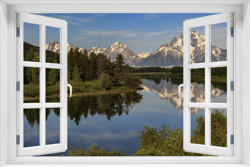 Fototapeta Naklejka Na Ścianę Okno 3D - Grand Teton mountains