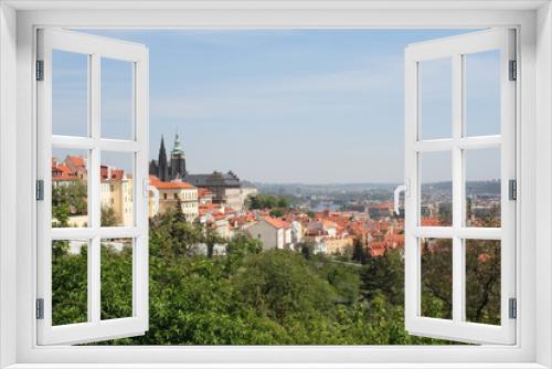 Fototapeta Naklejka Na Ścianę Okno 3D - Prague Castle, springtime