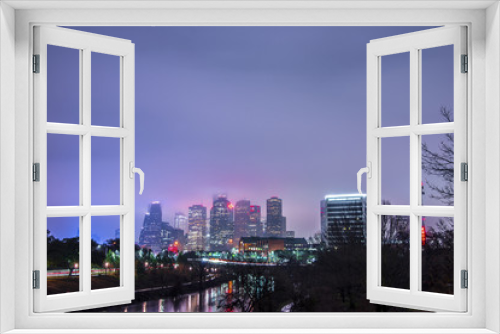 Fototapeta Naklejka Na Ścianę Okno 3D - Houston Skyline
