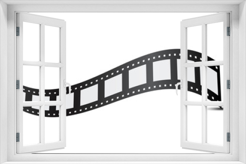 Fototapeta Naklejka Na Ścianę Okno 3D - Vector illustration of film