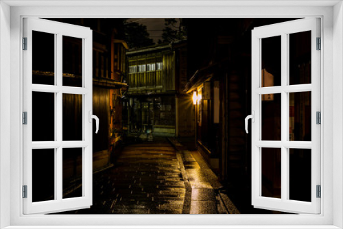 Fototapeta Naklejka Na Ścianę Okno 3D - 古い町並み