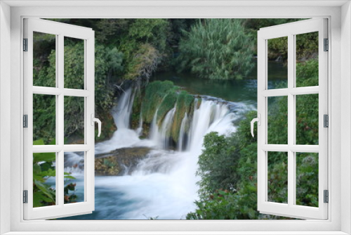 Fototapeta Naklejka Na Ścianę Okno 3D - Wasserfall Natur