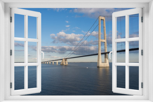 Fototapeta Naklejka Na Ścianę Okno 3D - Great Belt bridge