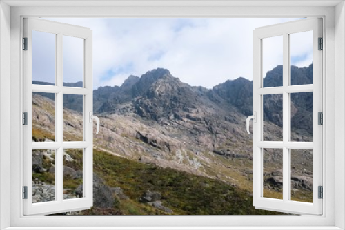 Fototapeta Naklejka Na Ścianę Okno 3D - Schottland - Skye - Black Cuillins