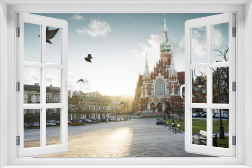 Fototapeta Naklejka Na Ścianę Okno 3D - Kościół św. józefa na Podgórzu w Krakowie