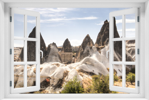 Fototapeta Naklejka Na Ścianę Okno 3D - Cappadocia landscape near the town of Goreme in Turkey
