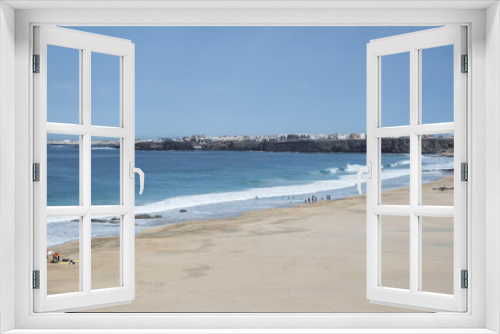 Fototapeta Naklejka Na Ścianę Okno 3D - El Cotillo Beach, Fuerteventura