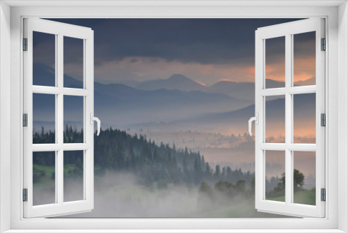 Fototapeta Naklejka Na Ścianę Okno 3D - Panorama na Zakopane